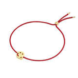FRIENDS Pucker / Red 18K Gold Plated or Silver Bracelet