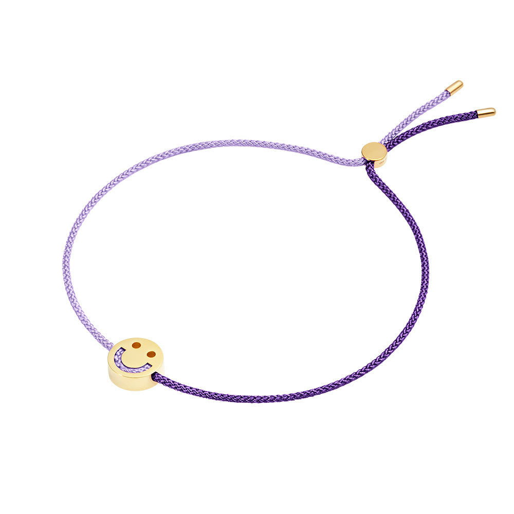 Freunde drehen mich über Lilac & Purple 18K Gold Platted Armband
