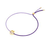 Freunde drehen mich über Lilac & Purple 18K Gold Platted Armband
