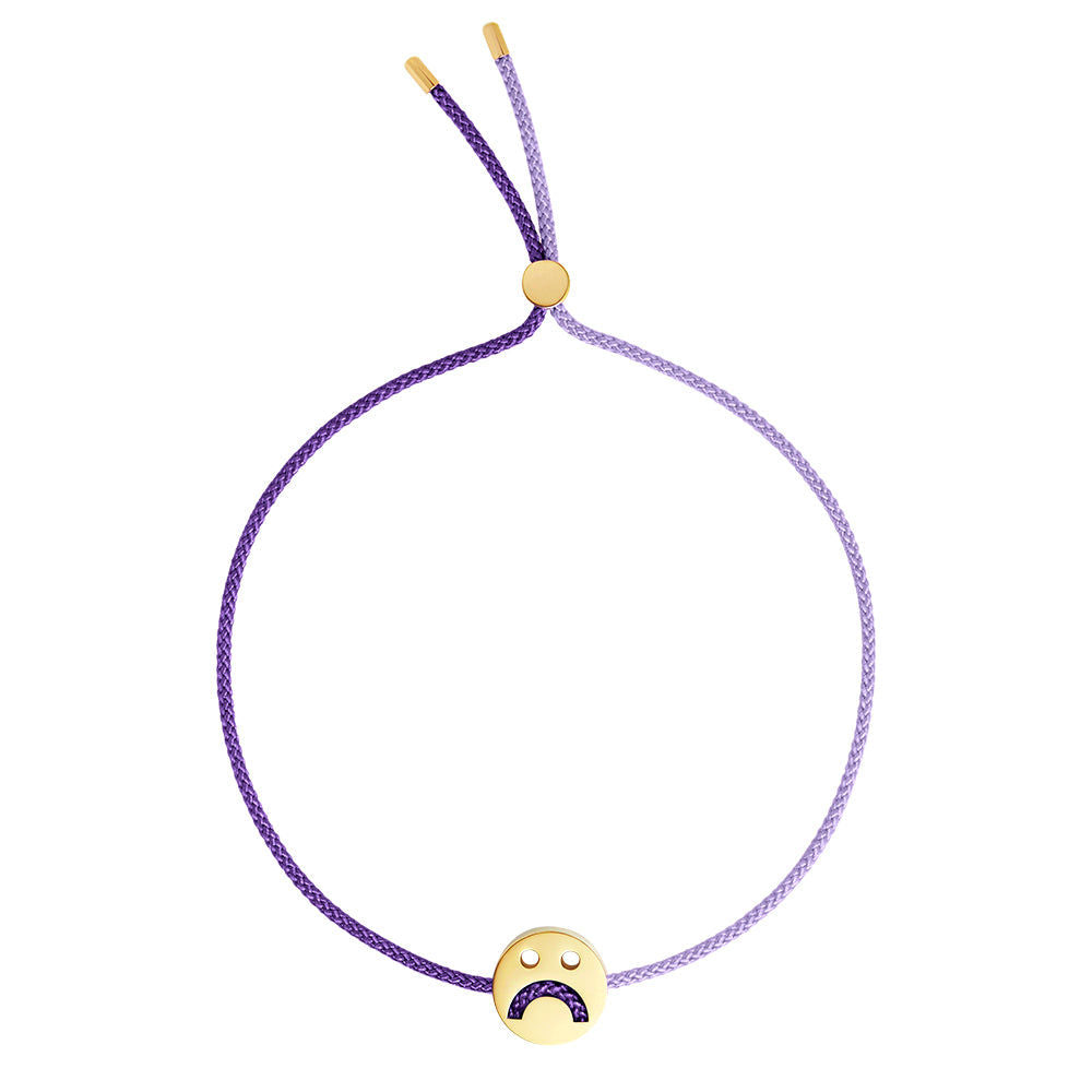 Freunde drehen mich über Lilac & Purple 18K Gold Platted Armband