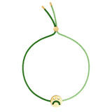 FRIENDS Turn Me Over Moss Green & Green 18K Gold Plated Bracelet