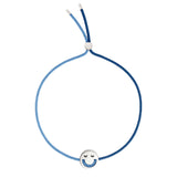 Freunde drehen mich über Navy & Dusky Blue Blue 18K Gold Plated Armband
