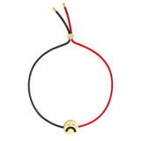 FRIENDS Turn Me Over Red & Black 18K Gold Plated Bracelet
