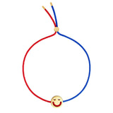 FRIENDS Turn Me Over Red & Blue 18K Gold Plated Bracelet