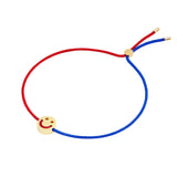 FRIENDS Turn Me Over Red & Blue 18K Gold Plated Bracelet