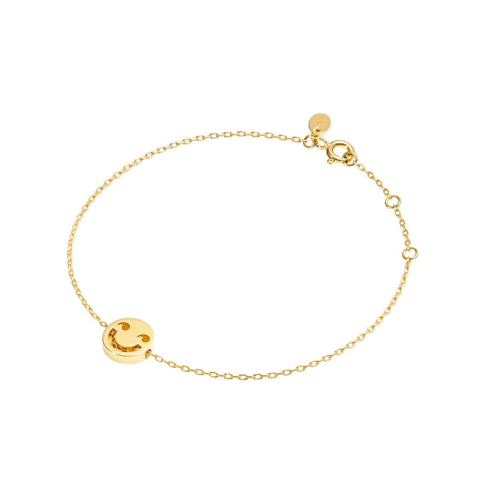 FRIENDS Jokey Chain 18K Gold Plated or Silver Bracelet