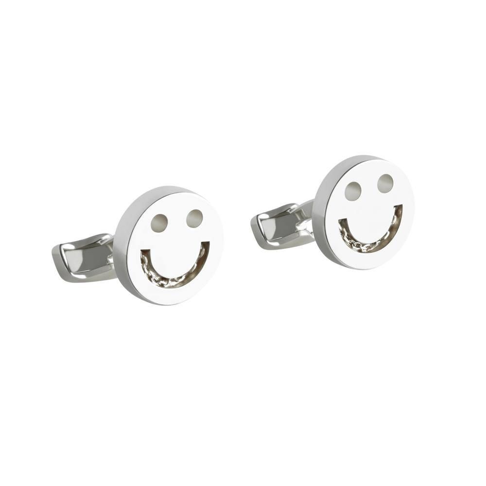 Freunde glückliche Kette 18K Gold plattiert oder silberne Manschettenknöpfe