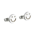 Freunde glückliche Kette 18K Gold plattiert oder silberne Manschettenknöpfe