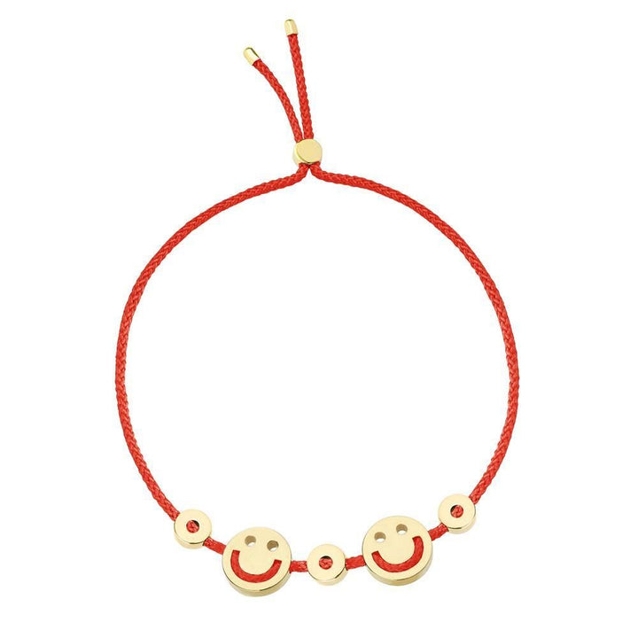FRIENDS Happy 2 Halo / Sort 18K Forgyldt Armbånd