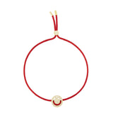 FRIENDS Happy Diamond 18K Gold Bracelet w. Diamond