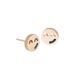 FRIENDS Sassy Cord / Sky Blue 18K Gold Plated Earrings