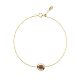 Gems of Cosmo 18K Gold Bracelet w. Amethyst