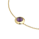 Gems of Cosmo 18K Gold Bracelet w. Amethyst