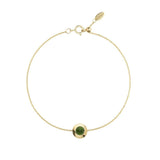 Gems of Cosmo 18K Gold Bracelet w. Chrome diopside