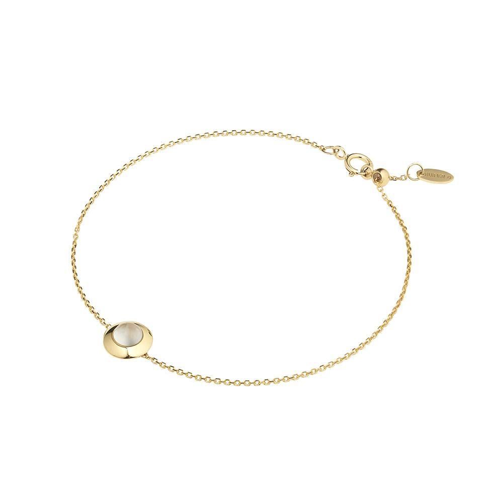 Gems of Cosmo 18K Gold Bracelet w. Moonstone