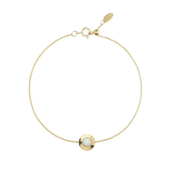 Gems of Cosmo 18K Gold Bracelet w. Opal