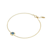 Gems of Cosmo 18K Gold Bracelet w. Topaz