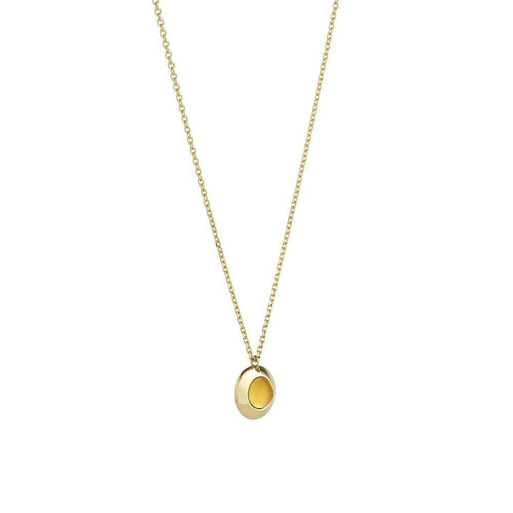 Gems of Cosmo 18K Gold Necklace w. Citrin