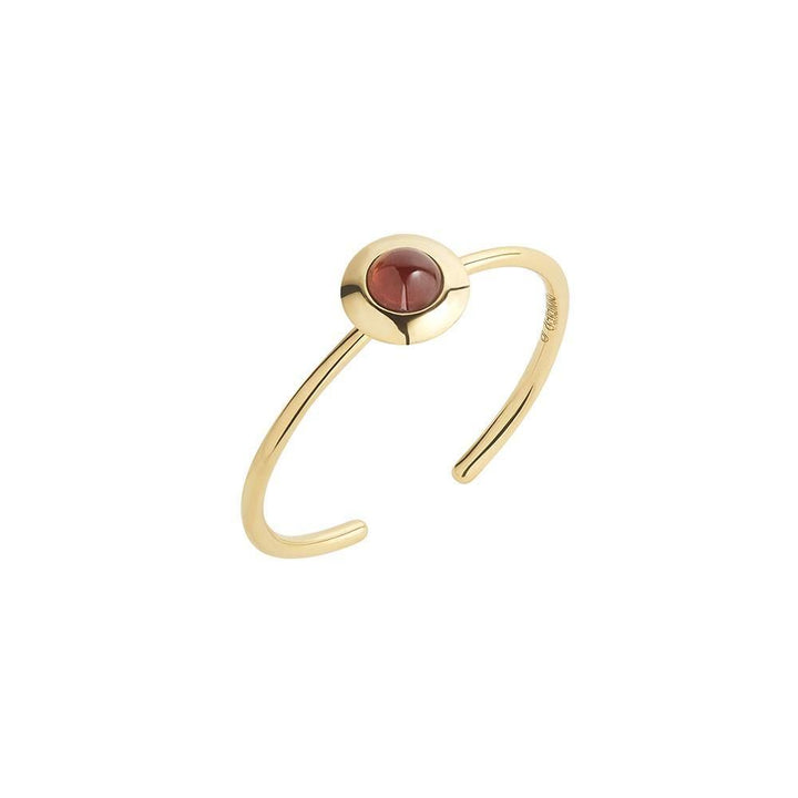 Gems of Cosmo 18K Guld Ring m. Granat sten