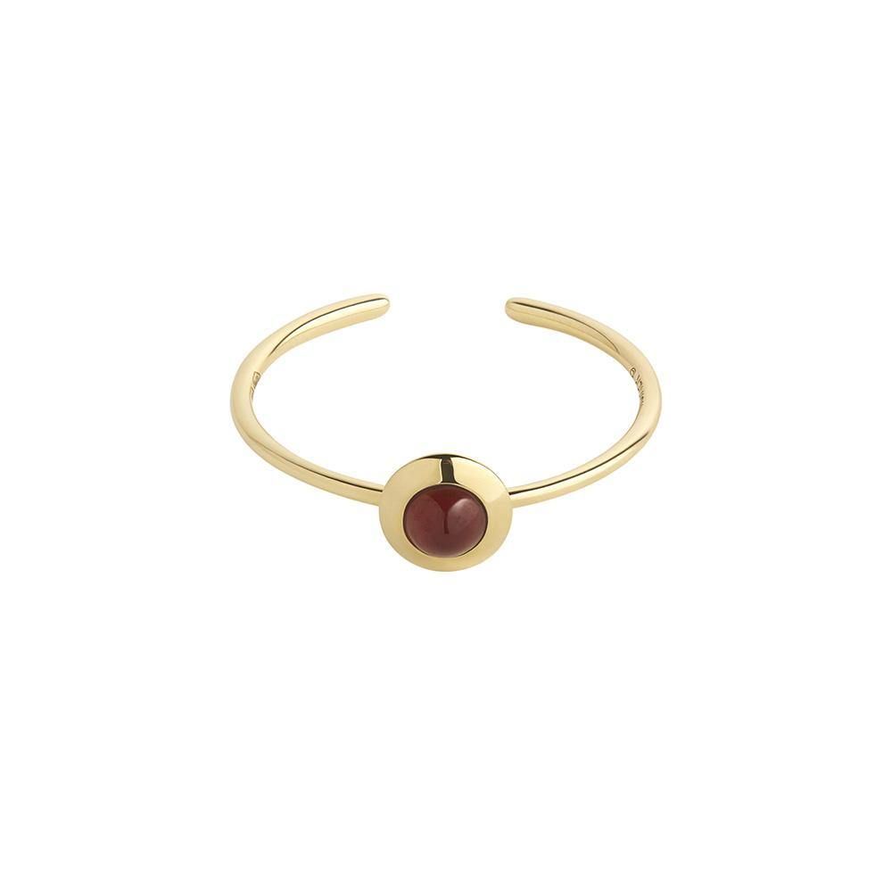 Gems of Cosmo 18K Gold Ring w. Garnet