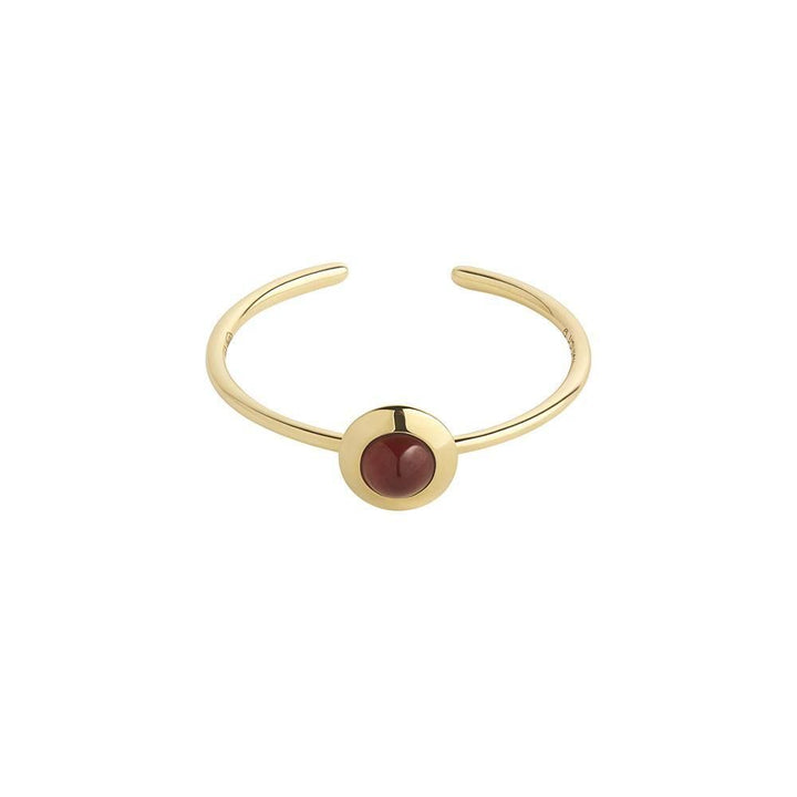 Gems of Cosmo 18K Guld Ring m. Granat sten