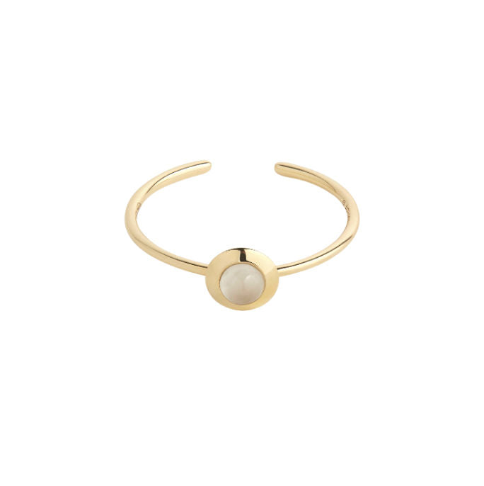 Gems of Cosmo 18K Guld Ring m. Månesten
