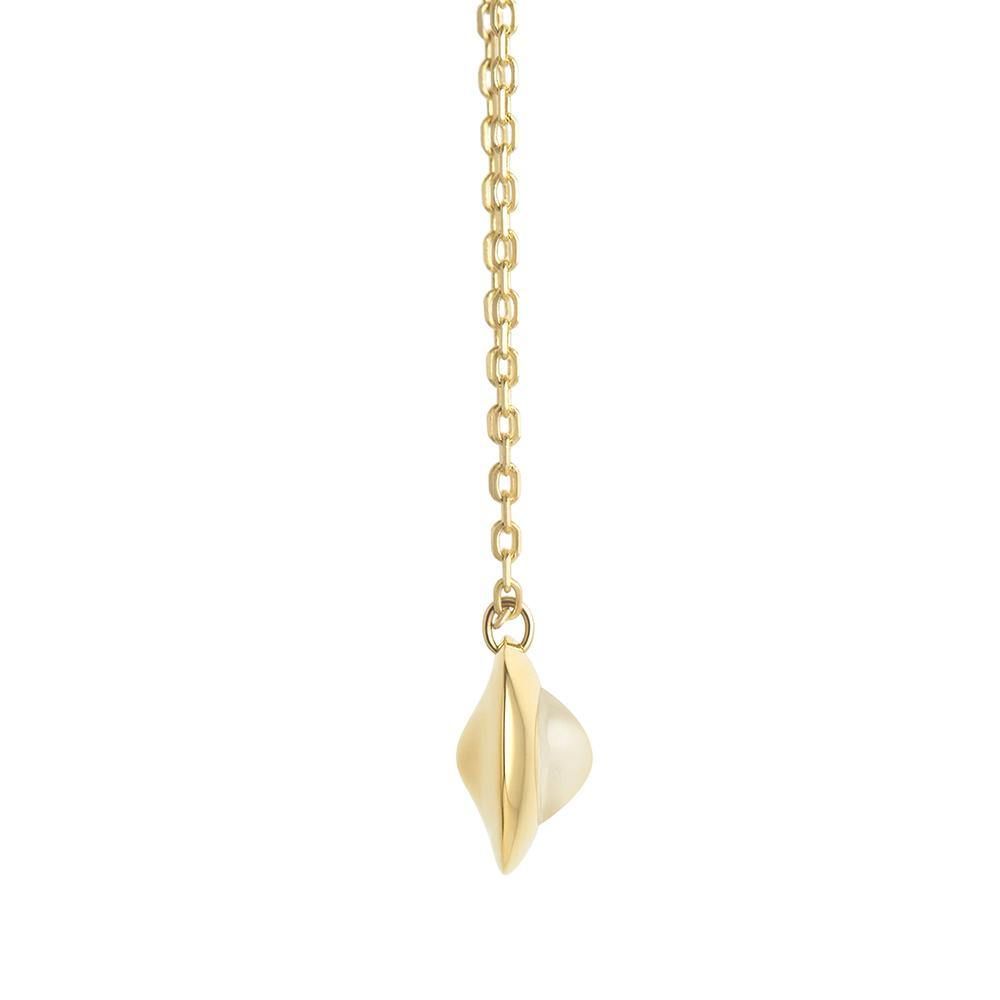 Gems of Cosmo 18K Gold Necklace w. Moonstone