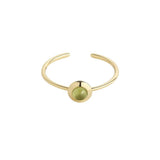 Gems of Cosmo 18K Gold Ring w. Olivine