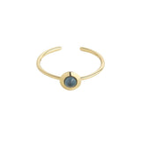 Gems of Cosmo 18K Gold Ring w. Topaz