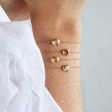 Gems of Cosmo 18K Gold Bracelet w. Opal