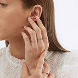 Gems of Cosmo 18K Gold Ring w. Moonstone