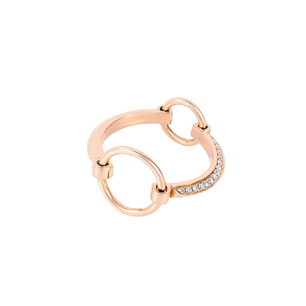 ICON FINE Sphaera 18K Rosegold Ring w. Diamond