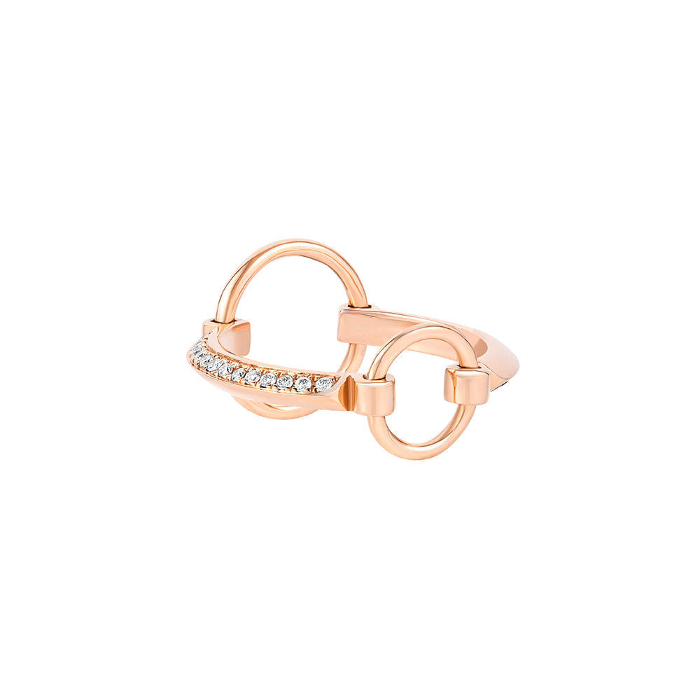 ICON FINE Sphaera 18K Rosegold Ring w. Diamond