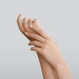 ICON FINE Spire 18K Rosegold Ring w. Diamond