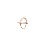 ICON FINE 18K Rosegold Studs w. Diamond