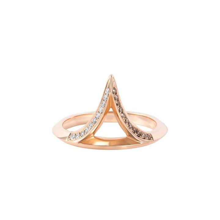ICON FINE Spire 18K Rosegold Ring w. Diamond