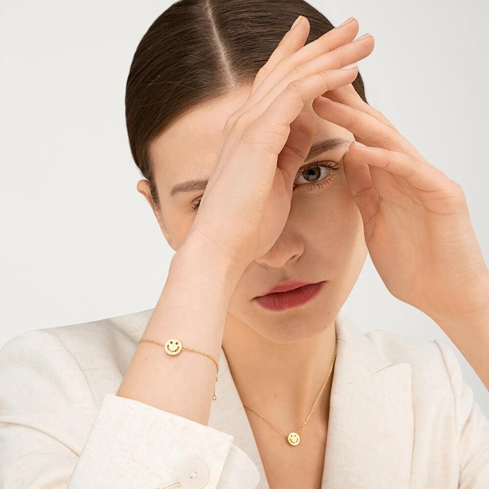 Freunde verträumte Kette 18K Gold plattiert oder Silberarmband