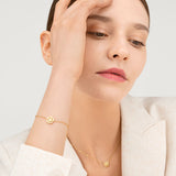 FRIENDS Jokey Chain 18K Gold Plated or Silver Bracelet