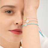 FRIENDS Quirky / Purple 18K Gold Plated Bracelet