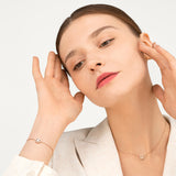 Freunde geschlagene Kette 18K Gold plattiert Halskette