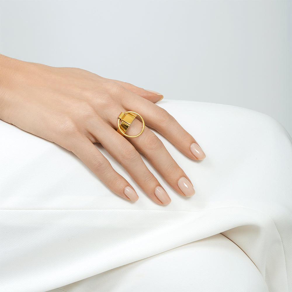 ICON 18K Gold Plated Ring