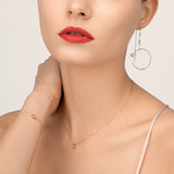 Modern Words Fine Clubs 18K Guld Halskæde m. Diamant