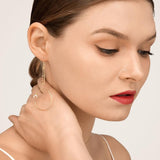 Modern Words Fine Moonlight Drop 18K Guld Ørering m. Diamant