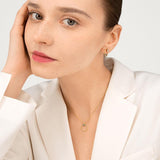 Orbit Infinity Iris Gold Plated Necklace