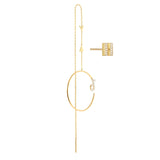 Modern Words Fine Melody 18K Gold Earrings