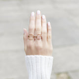 MOYEN XOXO 18K Gold Ring w. Diamond