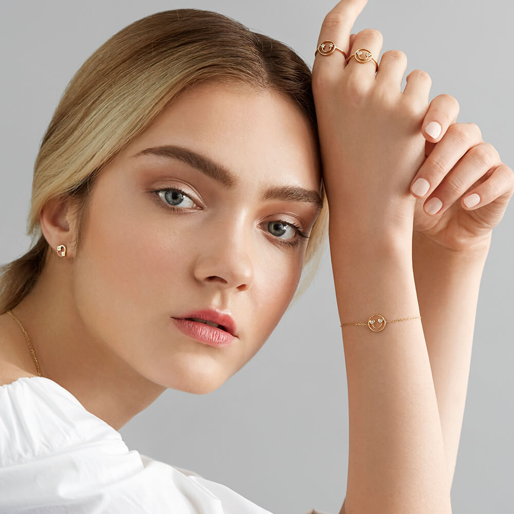 PETIT Beck 14K Gold Ring w. Diamond