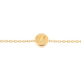 Modern Words Fine One Hundred 18K Gold Bracelet