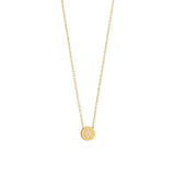 Modern Words Fine Tear Drop 18K Guld Halskæde m. Diamant