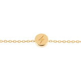 Modern Words Fine Lightning 18K Gold Bracelet